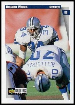 1997 Collector's Choice Dallas Cowboys DA4 Herschel Walker